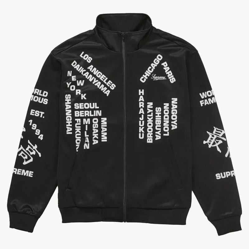 Supreme Worldwide Tricot Track Jacket Black