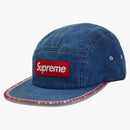 Supreme Worldwide Visor Tape Camp Cap Denim