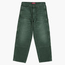Supreme Worn Double Knee Painter Pant Green