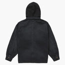 Cappotto ingrato con cappuccio supremo nero