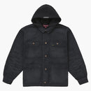 Cappotto ingrato con cappuccio supremo nero