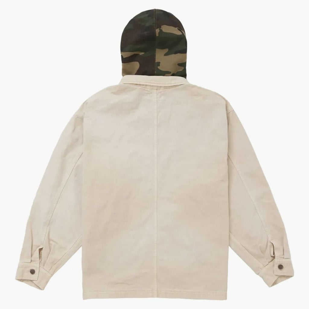 で*り様 supreme Worn Hooded Chore Coat Deni Supreme Worn Hooded Chore Coat (SS25) - $318