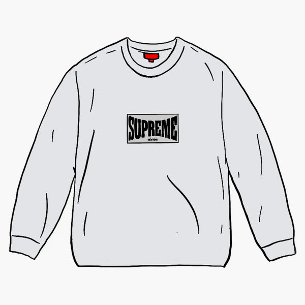 Nejvyšší tkaný štítek L/S Top White
