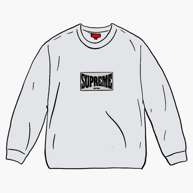 Nejvyšší tkaný štítek L/S Top White