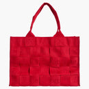 Supreme Woven Large Tote Bag Red
