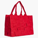 Supreme Woven Large Tote Bag Red