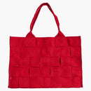 Supreme Woven Large Tote Bag Red