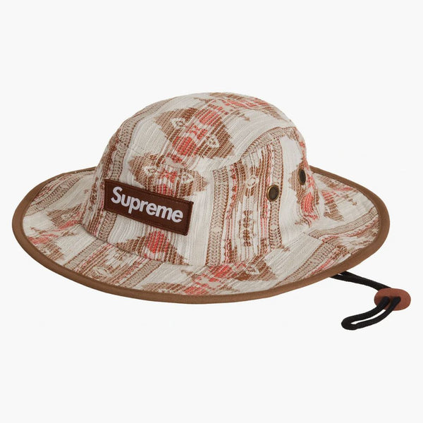 Supreme Woven Pattern Boonie Tan