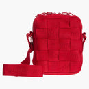 Supreme Woven Shoulder Bag Red