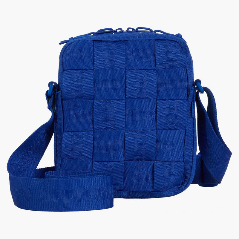 Högsta vävda axelväska SS24 Royal