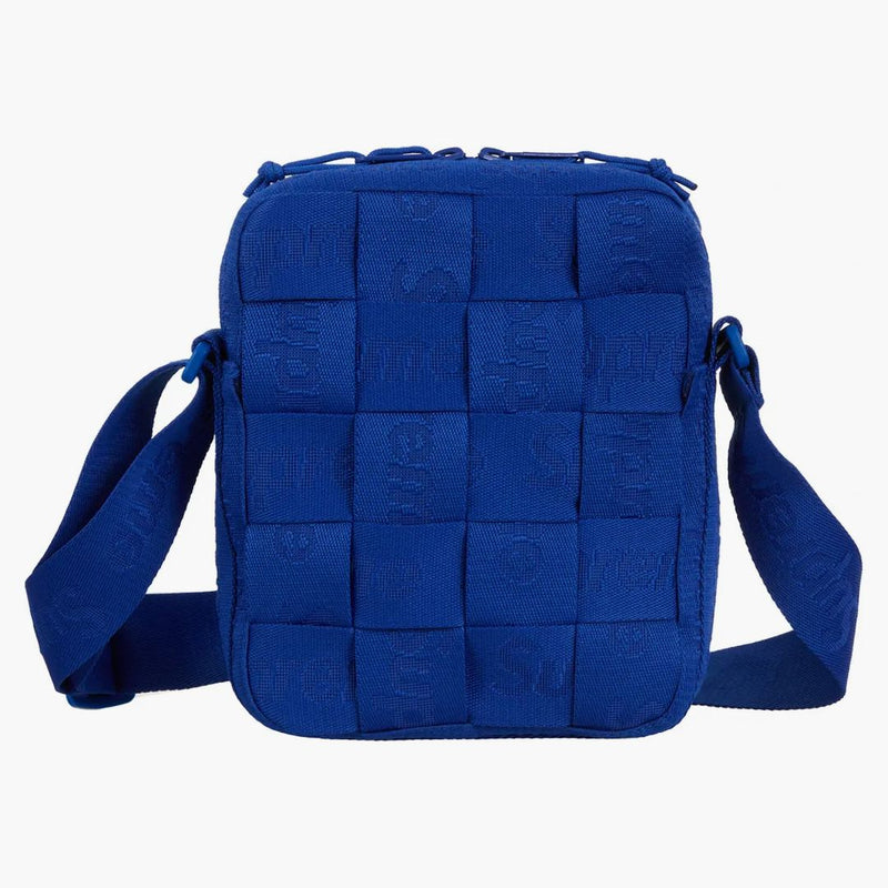 Högsta vävda axelväska SS24 Royal