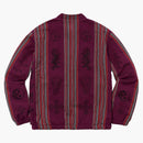Supreme Woven Striped Batik Jacket Purple