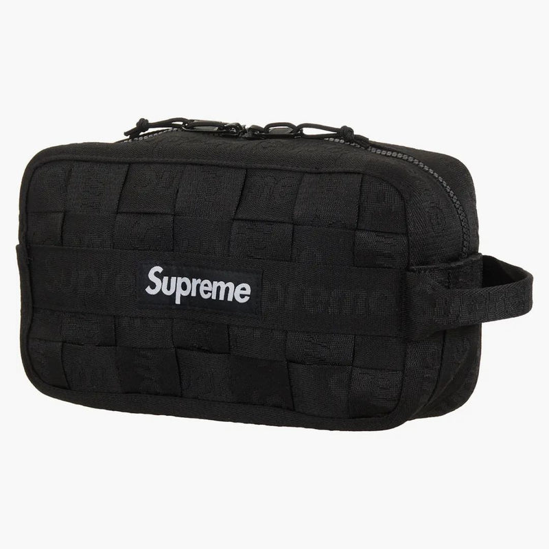 Borsa di utilità suprema intrecciata nera