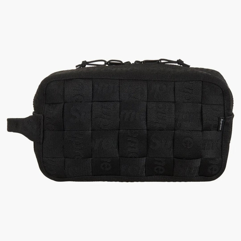 Borsa di utilità suprema intrecciata nera