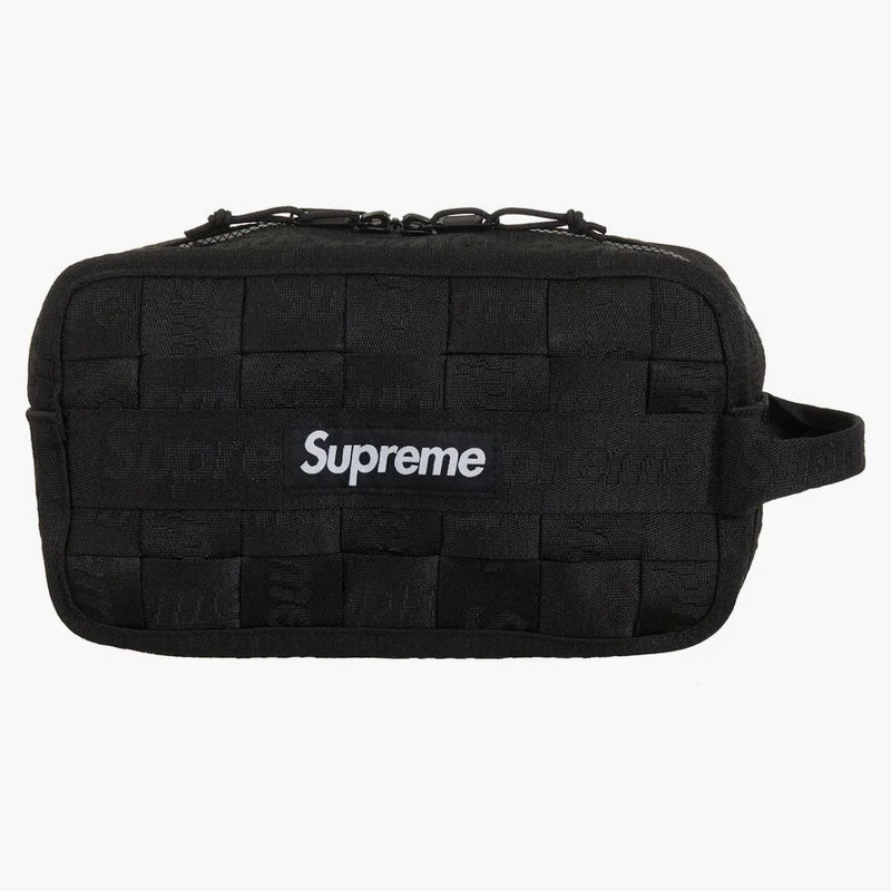 Borsa di utilità suprema intrecciata nera