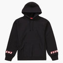 Nejvyšší mikina s kapucí na zápěstí černá