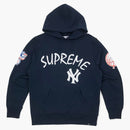 Supreme Yankees Hooded Sweatshirt Navy