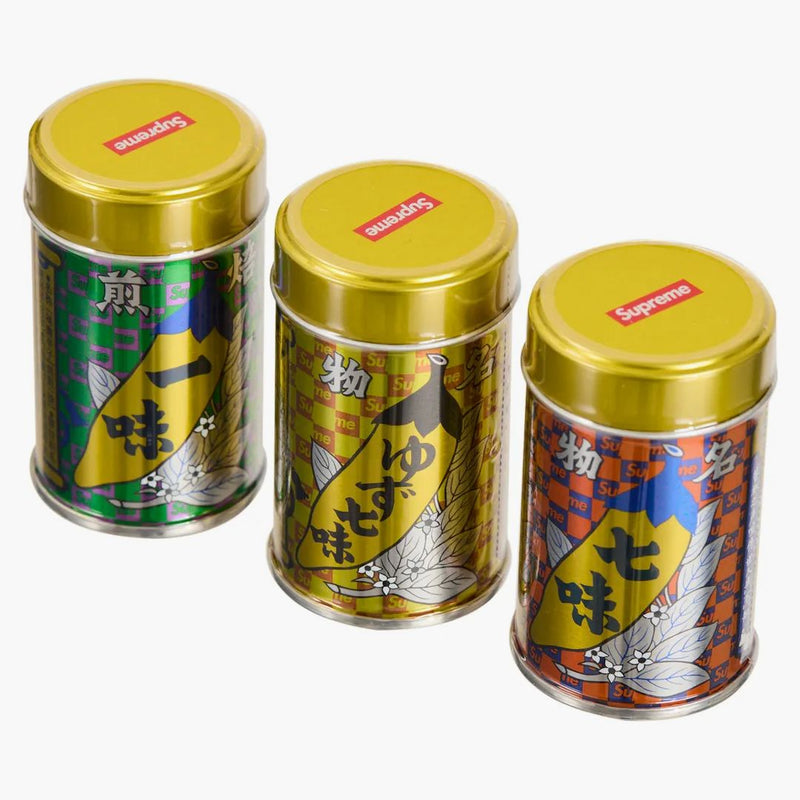 Supreme Yawataya isogoro kryddor uppsättning av 3 multicolor
