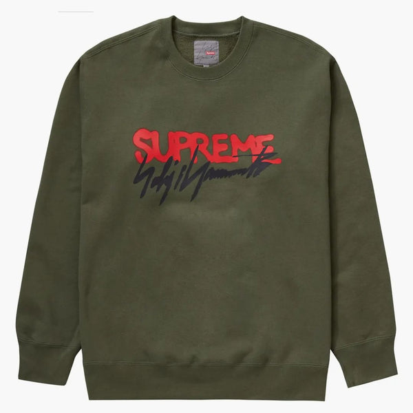 Högsta yohji yamamoto crewneck olive