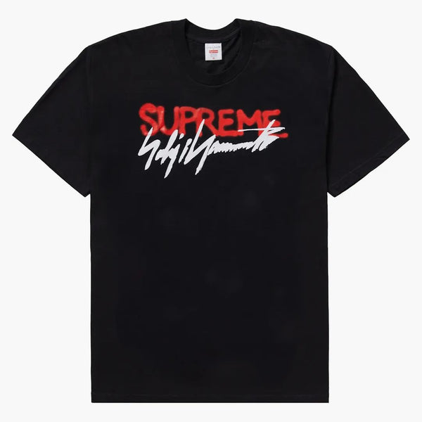 Högsta yohji yamamoto logo te svart