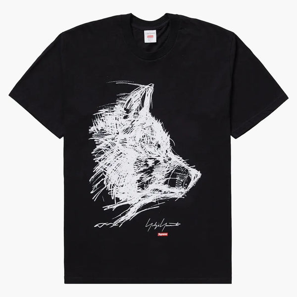 Supreme Yohji Yamamoto Scribble Wolf Tea Black
