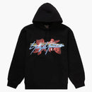 Högsta yohji yamamoto tekken huva tröja svart