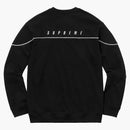 Supreme Yoke Piping L/s Top Black