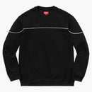 Supreme Yoke Piping L/s Top Black