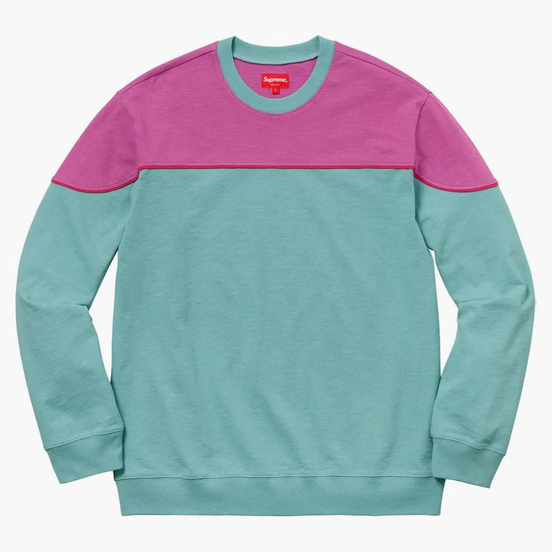 Supreme Yoke Piping L/s Top Sage