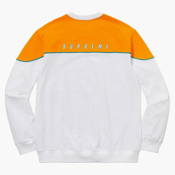 Supreme Yoke Piping L/S Top White