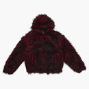 Supreme Y's By Yohji Yamamoto Faux Fur Windstopper Hooded Bomber Jacket Red