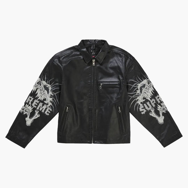 Supreme Y's By Yohji Yamamoto Leather Jacket Black
