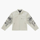 Supreme Y's By Yohji Yamamoto Leather Jacket White