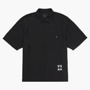 Supreme Y's By Yohji Yamamoto Silk Zip Up S/s Shirt Black