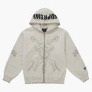 Supreme Y's By Yohji Yamamoto Zip Up Hooded Sweatshirt Natural