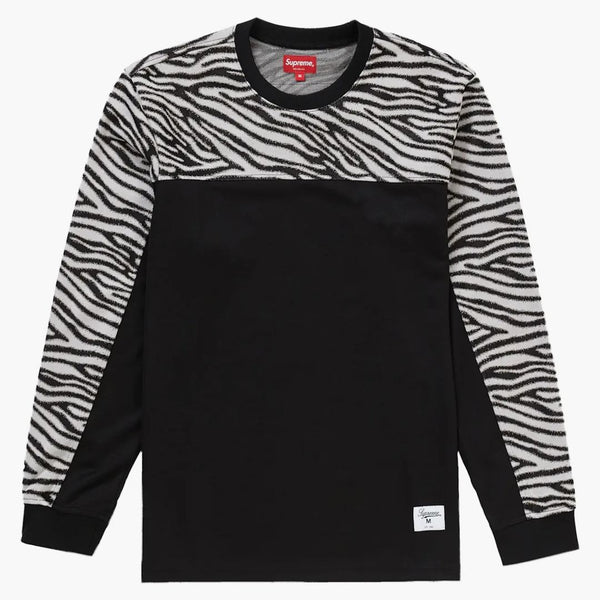 Högsta zebra l/s topp svart