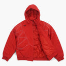 Supreme Zig Zag Stitch Puffy Jacket Red