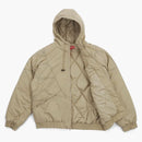 Supreme Zig Zag Stitch Puffy Jacket Tan