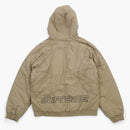 Supreme Zig Zag Stitch Puffy Jacket Tan