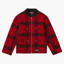 Supreme Zip Car Jacket Red