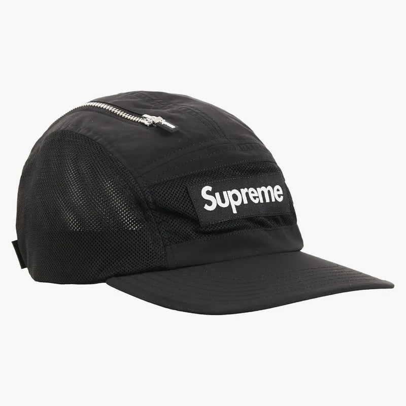 Supreme Zip Mesh Camp Cap (fw20) Black