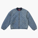 Supreme Zip-off Sleeve Quilted Bomber Jacket Denim