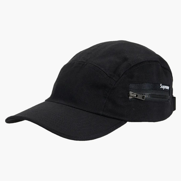 Supreme Zip Pocket Camp Cap Black