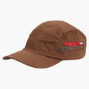Supreme Zip Pocket Camp Cap Light Brown