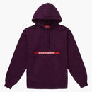 Supreme Zip Pouch Hooded Sweatshirt Eggplant