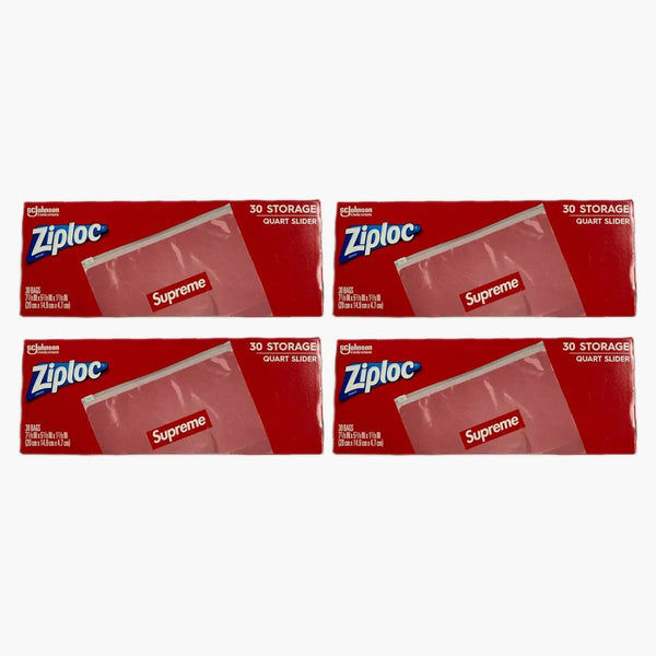 Supreme Ziploc Bags 4x Lot (låda med 30)