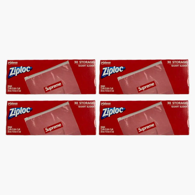 Supreme Ziploc Bags 4x Lot (låda med 30)