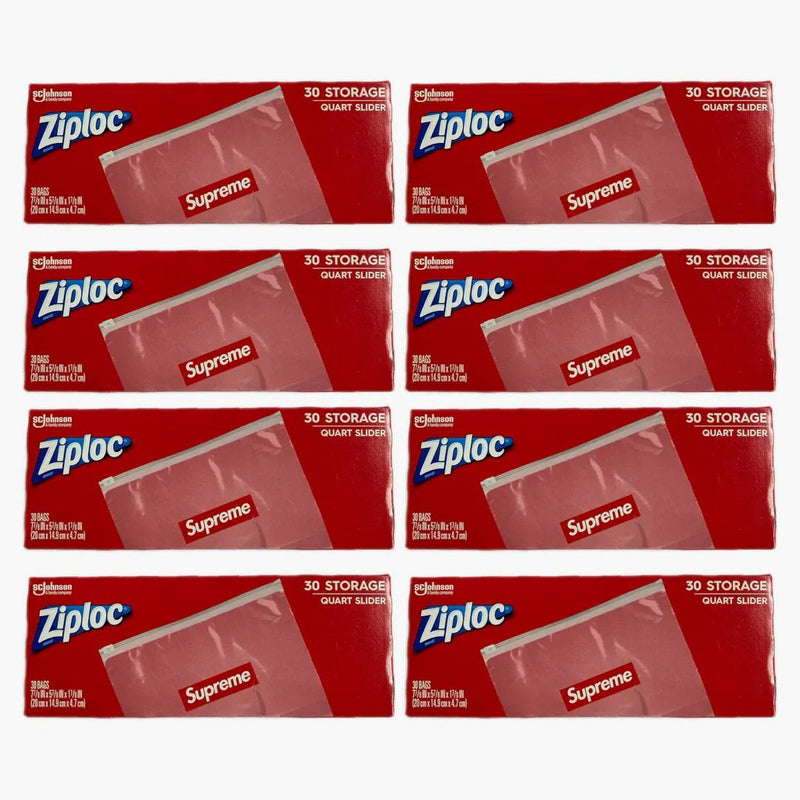 Supreme Ziploc Bags 8x Lot (låda med 30)