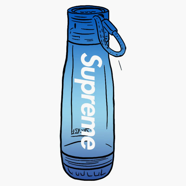 Supreme Zoku Glass Core 16 Oz. Flaskblå