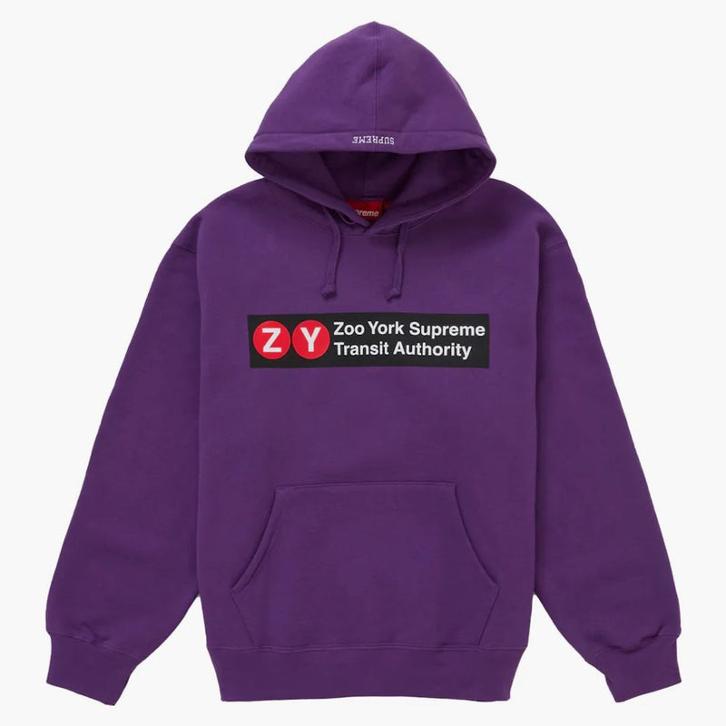 Zoo Suprem York Hooded Hanorac Purple